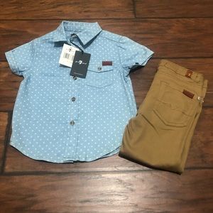 Toddler Boys 7 For All Mankind Set